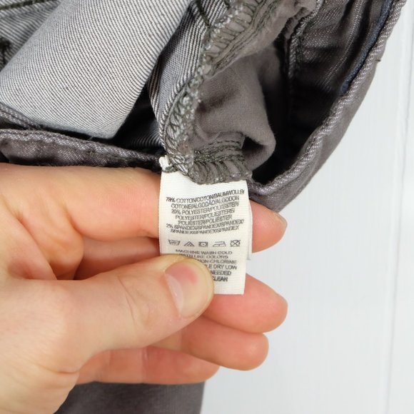 Free People Jeans Womens W 28 Gray Bleached Graded Jogger Lightweight Stretch - Picture 9 of 9